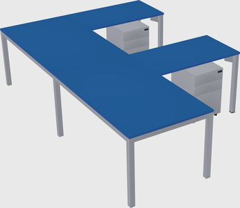 L-shaped desk