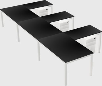 L-shaped desk