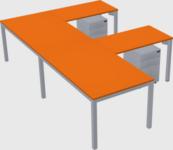 L-shaped desk
