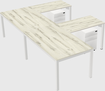 L-shaped desk