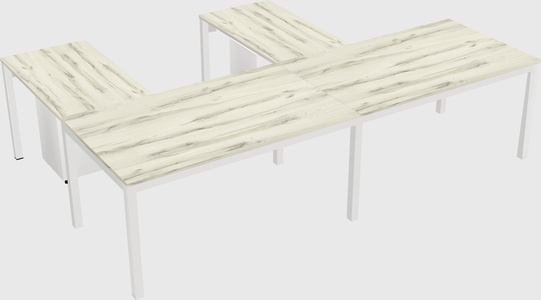 L-shaped desk