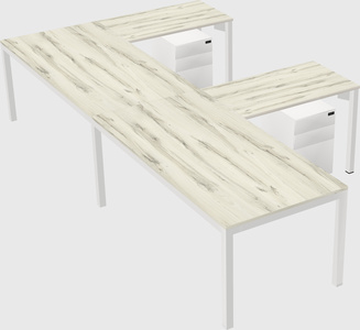 L-shaped desk