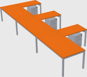 L-shaped desk