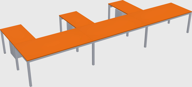 L-shaped desk