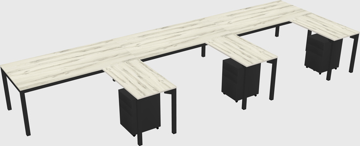 L-shaped desk