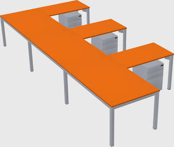 L-shaped desk