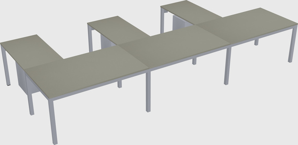 L-shaped desk