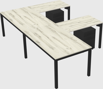L-shaped desk