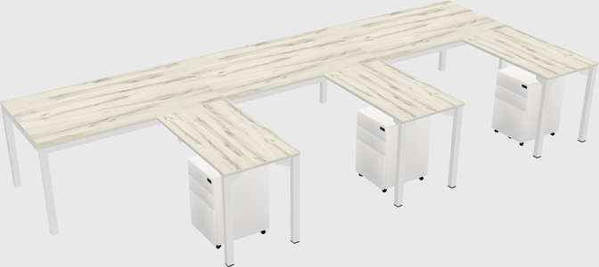 L-shaped desk