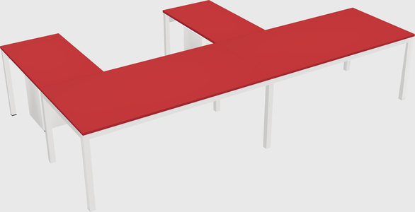 L-shaped desk