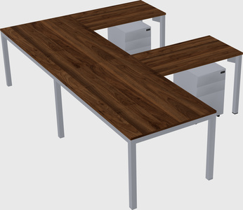 L-shaped desk