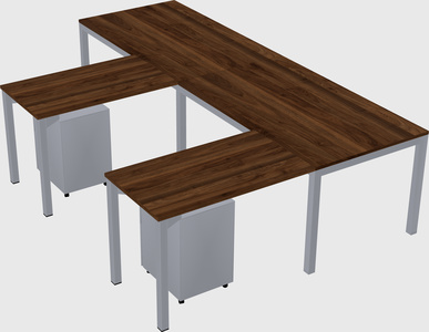 L-shaped desk