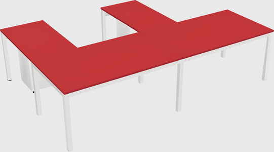 L-shaped desk