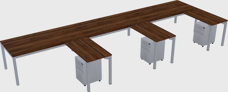 L-shaped desk