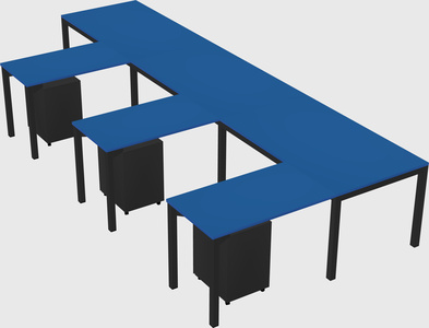 L-shaped desk