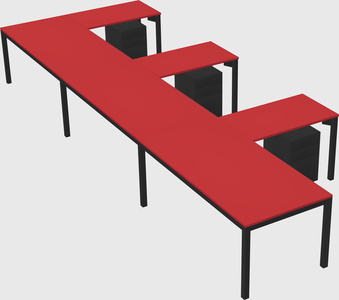 L-shaped desk