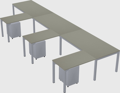 L-shaped desk