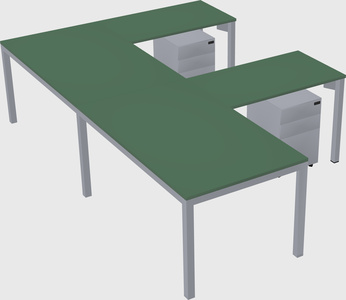 L-shaped desk