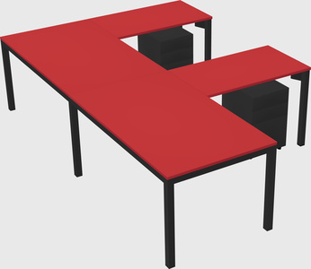 L-shaped desk
