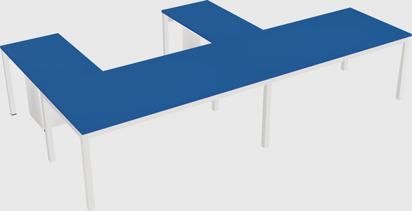 L-shaped desk