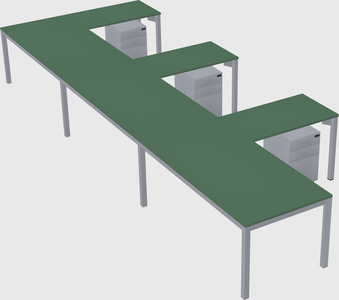 L-shaped desk