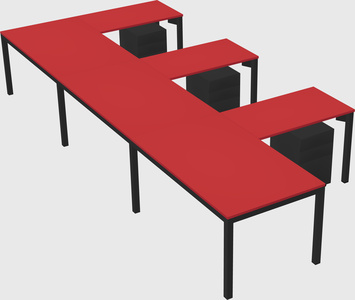 L-shaped desk