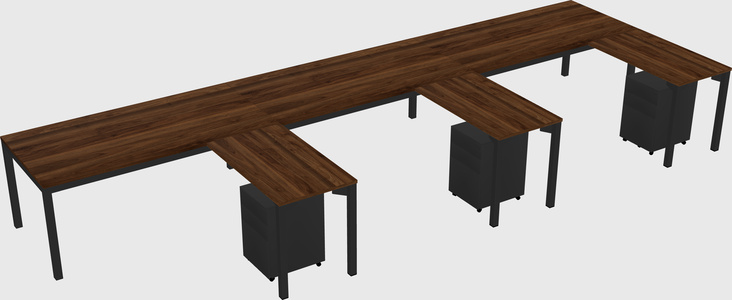 L-shaped desk