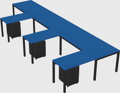 L-shaped desk