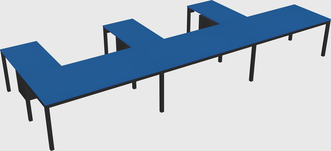 L-shaped desk