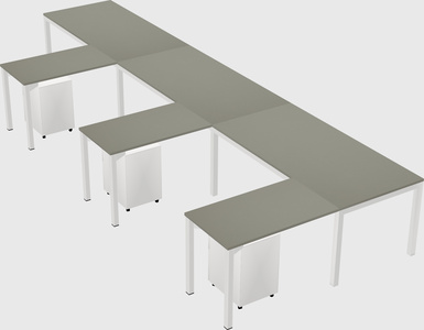 L-shaped desk