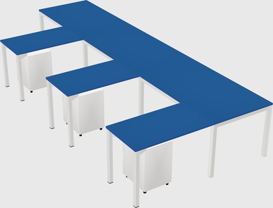 L-shaped desk