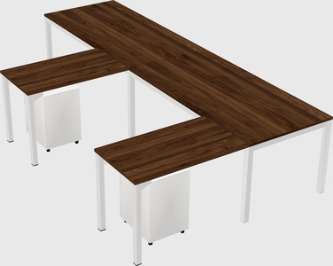 L-shaped desk