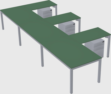 L-shaped desk
