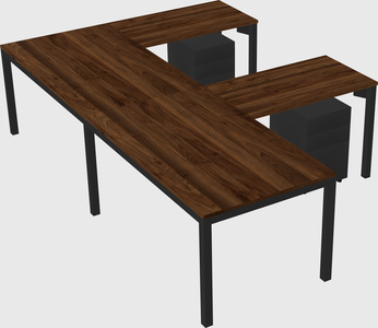 L-shaped desk