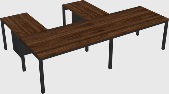 L-shaped desk