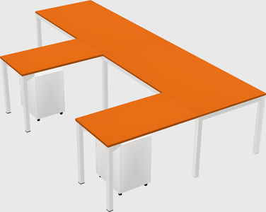 L-shaped desk
