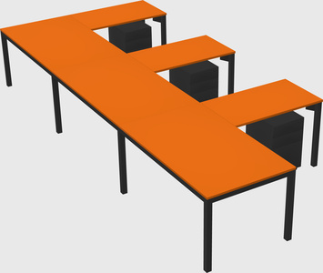 L-shaped desk