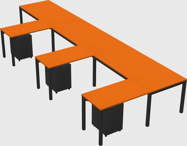 L-shaped desk