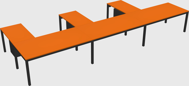 L-shaped desk