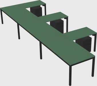 L-shaped desk