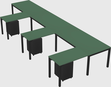 L-shaped desk