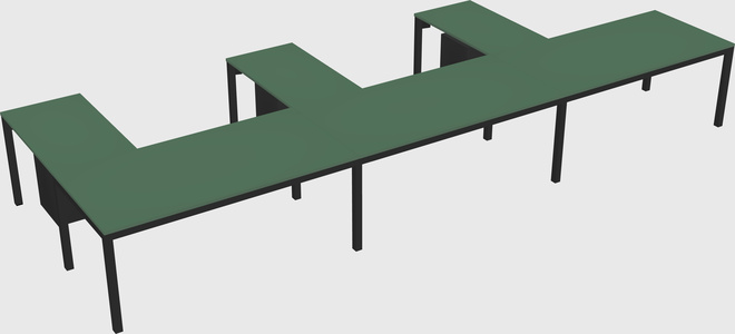L-shaped desk