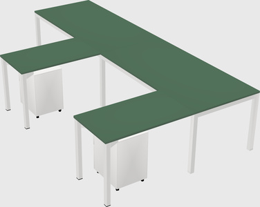 L-shaped desk