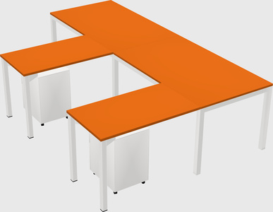 L-shaped desk