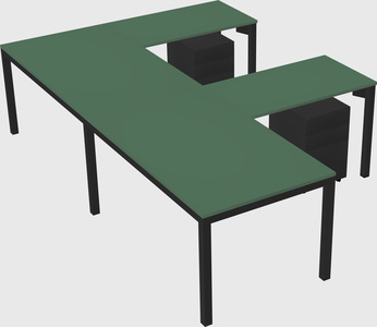 L-shaped desk