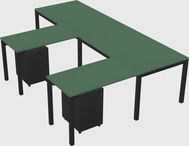 L-shaped desk