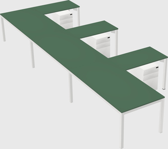 L-shaped desk