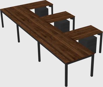 L-shaped desk