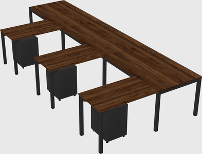 L-shaped desk