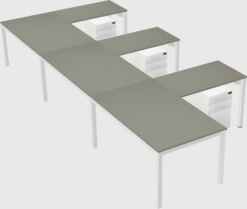 L-shaped desk